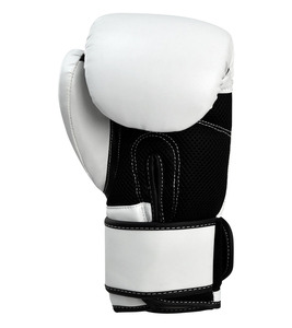 Gants de boxe en cuir de vachette de haute qualité 16 oz, anti-humidité, respirants, protection UV, fermeture personnalisable, dernière collection - Product Image 2