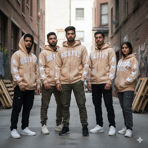Fabricante de Sudaderas con Capucha al por Mayor, Corte Holgado, 450 GSM, 100% Algodón, Felpa Francesa, Sudaderas con Capucha Personalizadas con Bordado Desgastado y Cierre de Cremallera - Product Image 1