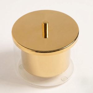 Porte-gobelet en acier inoxydable poli argenté avec couvercle pour accoudoir de canapé et table de poker, idéal pour les fêtes - Product Image 6