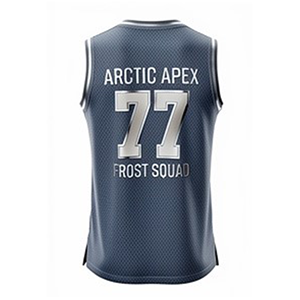 Maillot de basket-ball en mesh imprimé sur mesure, séchage rapide, sans manches, pour l'entraînement - Product Image 1