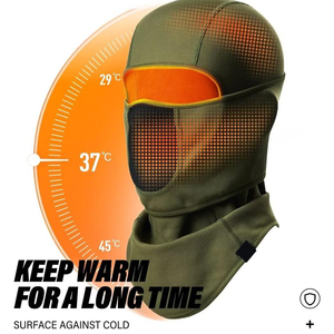 Masque facial balaclava OEM léger et extensible, couvre-tête complet, coupe-vent, pour ski, randonnée, moto - Product Image 4