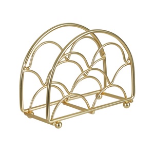 designer metal napkin holder premium household organizer for seamless serving convenience and interior elegance - Product Image 1