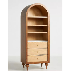 Gabinete de Madera de Teca Estilo Escandinavo con Arco - Product Image 1