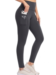 Custom <b>Women</b> Satin Seamless AND1 Workout <b>Leggings</b> High Waist Gym Yoga <b>Compression</b> Fitness Athletic Activewear - Product Image 2