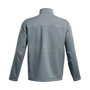 Stylish Men <b>Thin</b> Windbreaker <b>Jacket</b> Stand Collar Front Logo <b>Waterproof</b> Fabric for Casual Wear Travel Daily Activities Winter - Product Image 3