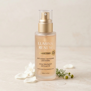 Meilleure Vente OEM Tonique Liquide Femme Nouvelle Arrivée Éclaircissant Blanchissant Anti-Âge Anti-Rides Traitement Acné Exfoliant Peaux Grasses - Product Image 2
