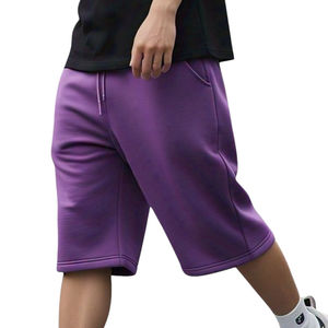 Shorts d'été pour hommes en tissu Oxford polyester/coton respirant à séchage rapide, taille mi-haute, imprimé formel, haute qualité, vente en gros - Product Image 2