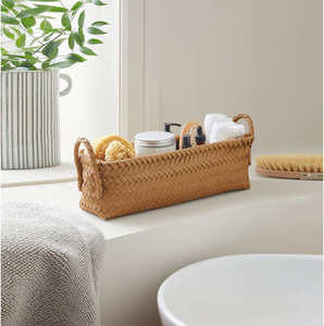 Panier en rotin robuste et léger, idéal pour le rangement multi-usages, paniers en rotin naturel faits à la main pour la décoration intérieure et l'usage quotidien - Product Image 1