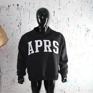 Sudadera APRS BLACK con cuello alto, 100% BLANCA, con apliques bordados, cuello ancho, URBAN PRODUCTIONS - Product Image 1