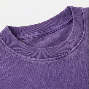 เสื้อยืดคอตตอน 100% ทรงโอเวอร์ไซส์ พิมพ์ลายกราฟิก สไตล์วินเทจ สีสันแบบแอซิดวอช  รับสั่งทำสีได้ตามต้องการ สำหรับผู้หญิง ไซส์พลัส พร้อมพิมพ์โลโก้ - Product Image 4