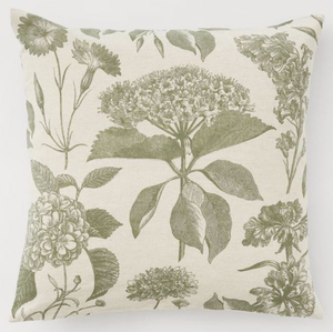 Cojín Cuadrado de Lino Floral, Diseño Bordado y Tejido, Cojín Decorativo para Todas las Temporadas - Product Image 5