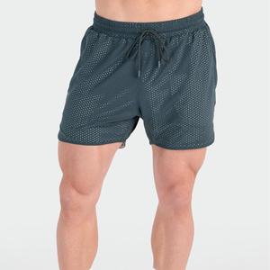 Pantalones Cortos Deportivos Transpirables de Secado Rápido para Hombre, de Alta Calidad, para Verano, para Gimnasio, Baloncesto, con Logotipo Personalizado, Malla Sólida, Ropa Casual - Product Image 3