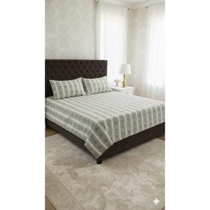 Imperial Premium 4-Piece <b>Bed</b> <b>Sheet</b> Set 90x100 Inch <b>Queen</b> Cotton Blend Fitted & Flat <b>Bed</b> <b>Sheets</b> for Home or Hotel - Product Image 1