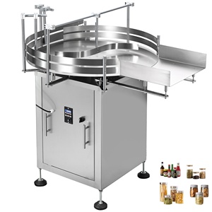Máquina desenredadora automática de botellas redondas con alimentador rotatorio para clasificación de envases de plástico y vidrio en la industria de alimentos y bebidas - Product Image 1