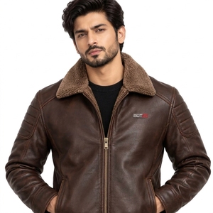 Chaqueta de Cuero para Hombre, Transpirable, Sostenible, Tallas Grandes, con Logotipo Personalizado, Nueva Colección 2026, Precio Económico - Product Image 5