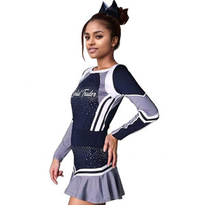 Tenues de danse multicolores extensibles pour petites filles, uniformes de cheerleading pour enfants de maternelle, idéales pour les spectacles et les événements sportifs. - Product Image 2