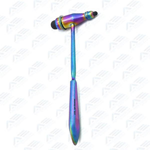 Herramienta de Diagnóstico Profesional para Neurologistas, Cirujanos, Estudiantes de Medicina, Martillo de Percusión Médico Neurológico de Acero Inoxidable - Product Image 4