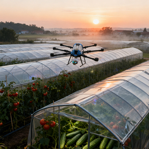 Dron Agrícola Multifuncional de 4 Ejes con Tanque de 5L, Bomba de 5L/Min, Control Remoto Inteligente, RTK, Evitación de Obstáculos, Alta Velocidad de 10m/s, Pulverizador - Product Image 4
