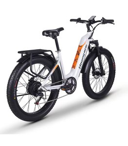 Customized <b>Electric</b> Sports Mountain Bike 26*3 Tires 48V 17.5AH Lithium Battery Aluminum Alloy Frame Hydraulic Disc Brakes - Product Image 5