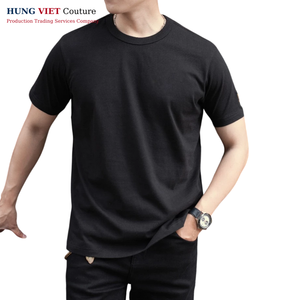 Vietnam OEM Factory Export Direct Indonesia 160gsm Camisetas de algodón personalizadas - Product Image 6