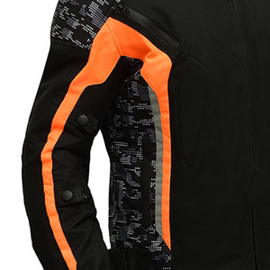 Chaqueta de Cordura Textil Impermeable con Protección Certificada CE, Equipo de Motociclismo de Alta Visibilidad, Chaqueta de Cordura Reflectante de Alta Resistencia - Product Image 6