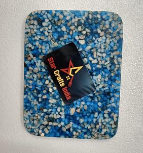 Juego de tablas y cuchillos para queso hechos a mano, de resina epoxi con piedras incrustadas, bandeja para cortar queso con juego de cuchillos para mantequilla al mejor precio - Product Image 1