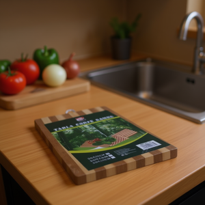 Tabla de Cortar de Bambú Natural de 20X30CM - Product Image 3