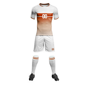 Ensemble complet personnalisable de maillots de football, uniformes d'équipe, vêtements de football, uniforme vierge, 100% polyester, haute qualité, à vendre - Product Image 5