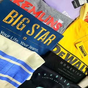 เสื้อยืดผ้าฝ้ายพิมพ์ลายสำหรับผู้ชายเสื้อยืดแขนสั้นพิมพ์ลายแบบผสมจากโรงงานเสื้อยืดส่งเสริมการขาย - Product Image 2