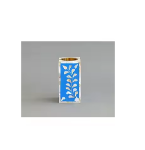 Porte-bougie en os incrusté, décoration d'intérieur, prix imbattables, tailles personnalisées, dernier modèle de porte-bougie en os incrusté - Product Image 1