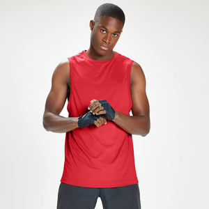 Débardeur 100 % polyester léger et respirant pour homme – Idéal pour l'entraînement et le sport – Vente en gros OEM – Gilet de performance athlétique - Product Image 1