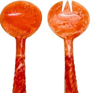 Meilleures ventes 2026 : Ustensiles de service à salade en résine – Cuillères et fourchettes élégantes et légères pour une cuisine et une salle à manger modernes - Product Image 1