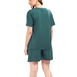 Hot Selling Summer Eco-Friendly Women's 2-Piece T-shirt and Shorts <b>Set</b> Breathable Quick Dry Casual Wear Women <b>Twin</b> <b>Set</b> - Product Image 2
