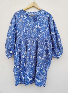 Robes en coton bleu de qualité supérieure pour femmes, pour mariage et soirée, à prix de gros, robe de mariage indienne - Product Image 2
