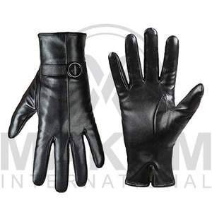 Guantes de Vestir de Cuero Completos, Impermeables, Compatibles con Pantalla Táctil, Resistentes al Viento, Color Marrón y Negro, de Lujo, para Invierno, Unisex, para Clima Frío - Product Image 6