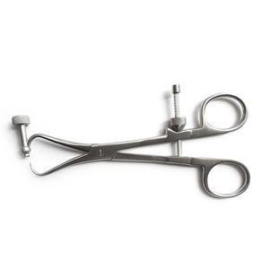 Forceps de réduction pelvienne en acier inoxydable fin de 16 pouces avec embout sphérique, instrument chirurgical réutilisable, forceps de réduction pelvienne CE - Product Image 3