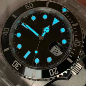 Reloj de Buceo Automático de Lujo Personalizado, Bisel de Cerámica, Caja de Acero Inoxidable de 40 mm, Reloj Mecánico Deportivo para Hombre - Product Image 3