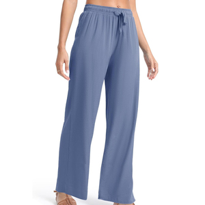 Pantalones Casuales de Mujer, Sólidos, de Alta Calidad, Corte Holgado, Largos - Product Image 6