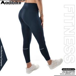 Leggings de yoga sur mesure pour femmes, longueur intégrale, vente en gros, motif uni, sublimation, Spandex/Polyester, légers - Product Image 2