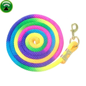 Arc-en-ciel fantaisie coton cordes de plomb licou pour cheval - Product Image 1