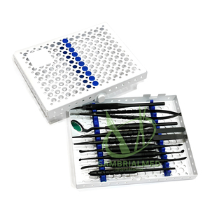 Nouveau kit de micro-chirurgie dentaire 11 pièces, instruments microchirurgicaux à revêtement céramique, ensemble pour greffe de tissus mous parodontaux, manuel CE - Product Image 4
