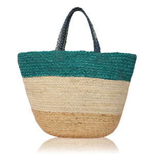 Sac fourre-tout en jute tendance 2026, style bohème, écologique, sac à main pour femme, logo personnalisé, réutilisable, sac de voyage ouvert, sac de plage, fabrication indienne - Product Image 5