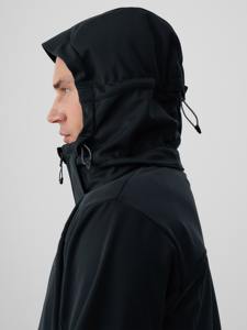 Chaqueta Softshell con Capucha para Hombre, Casual, para Exteriores, Resistente al Viento, con Cierre Completo, Bolsillos Utilitarios, Ligera, Resistente al Agua - Product Image 6