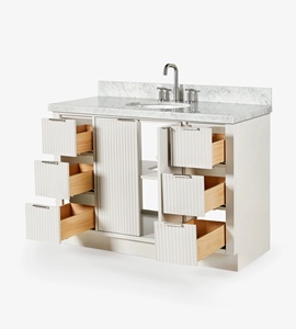 Gabinete de Baño OEM Phoebe de 49 Pulgadas con Lavabo Individual, Solo 2 Opciones de Acabado, Directo de Fábrica en Vietnam - Product Image 4