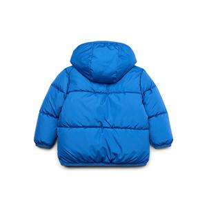 Veste matelassée à capuche unisexe, manteau d'hiver noir, fermeture éclair, couleur unie, rembourrage épais en polyester, coupe régulière, coupe-vent - Product Image 5
