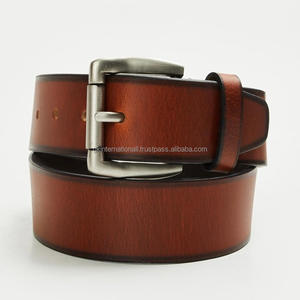 Top Quality Men's Stylish Pure Leather Casual <b>belt</b> with solid Matt <b>Silver</b> Roller Pin <b>Buckle</b> Business casual <b>Belt</b> - Product Image 6