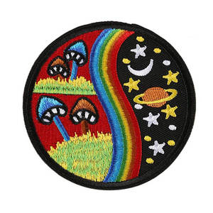 Custom 3D Embossed Rubber PVC <b>Sew</b>-<b>On</b> <b>Patches</b> with Nonwoven Felt Fabric for Clothing - Product Image 1