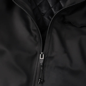 Nouvelle veste bomber vintage imperméable à capuche personnalisée en gros, noire, streetwear, anime japonais, cyberpunk, pour femmes et hommes - Product Image 3