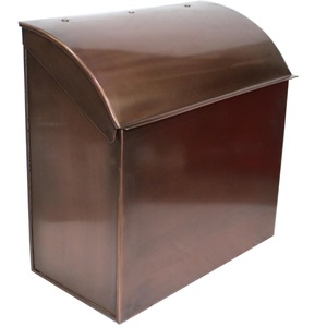 OEM Wholesale Outdoor Weatherproof Matte Black <b>Post</b> <b>Box</b> Sloped Cover Drop Receiver - Product Image 5