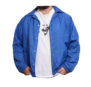 Veste coupe-vent légère sur mesure pour homme, grande taille, imperméable, sport, extérieur, polyester, veste d'entraîneur d'été - Product Image 6